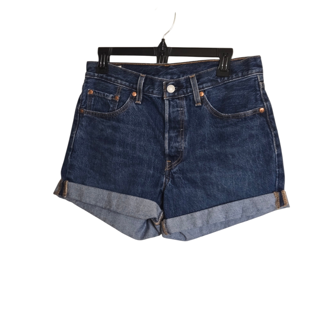 Classic Levis Blue Denim Jean Shorts